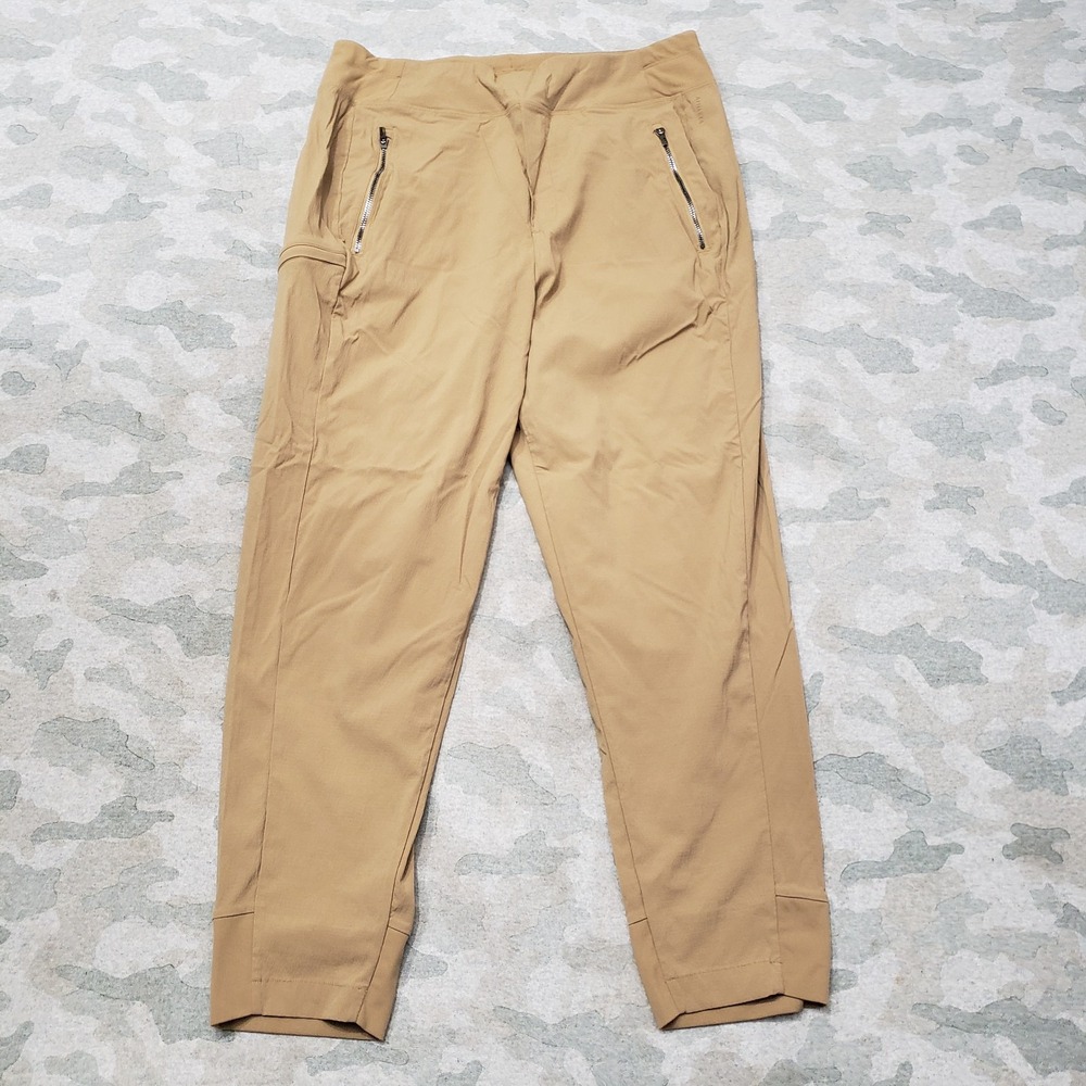 Athleta Khaki/Tan Performance Track Joggers